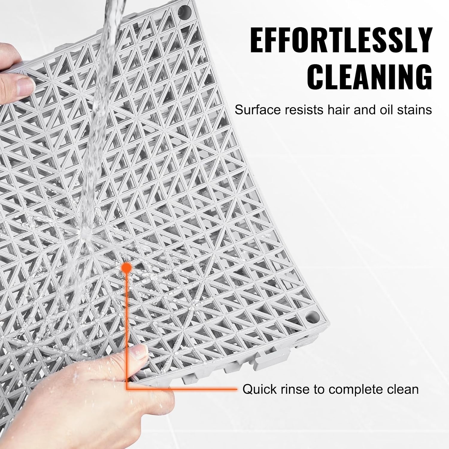 55 Antislip Drainagematten PVC 30x30 cm | 15mm dik | 30% Korting