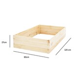 Houten Moestuinbak 120x80x27 cm - 38% Korting