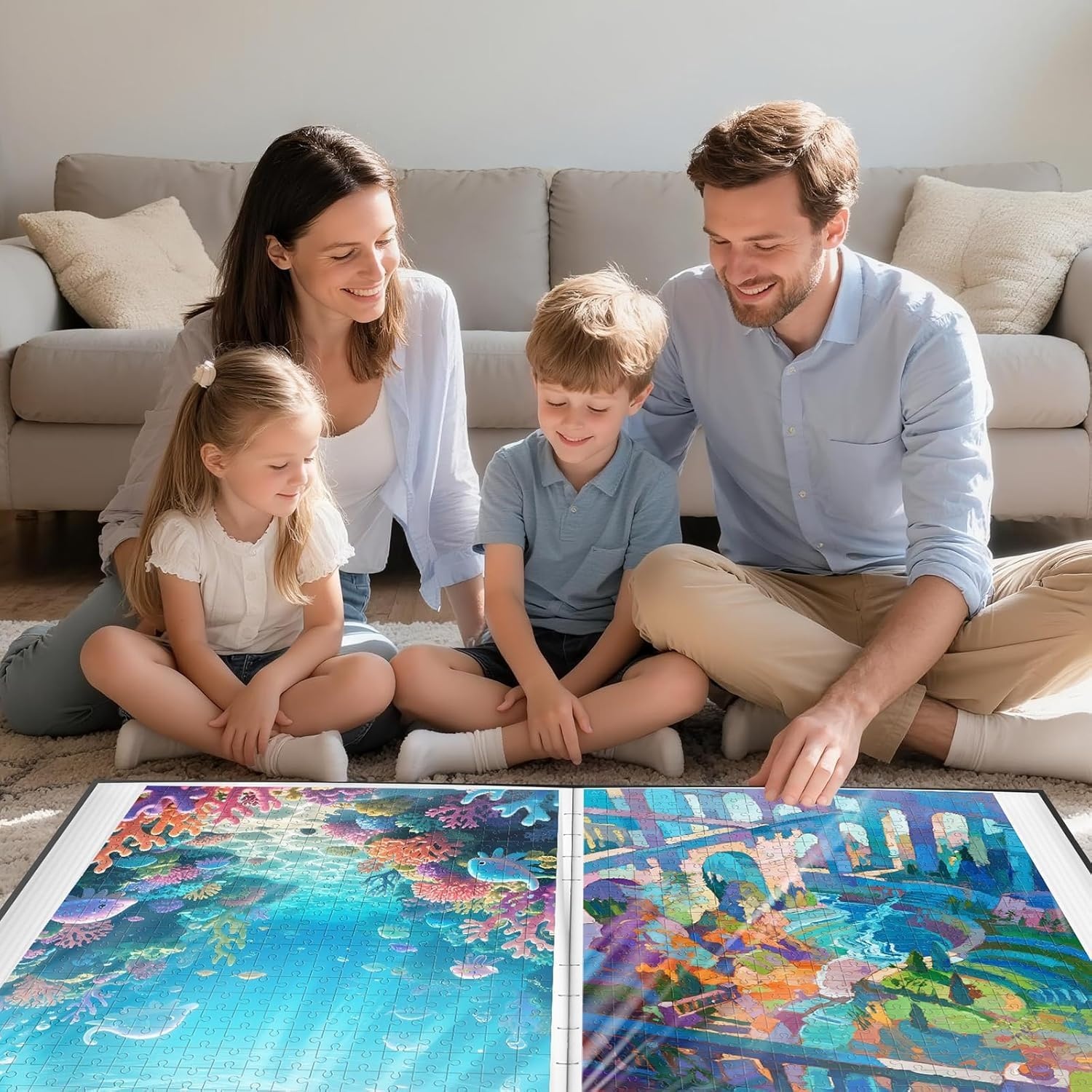 Puzzelopslag & Organizer 1000 Stukjes met 25 Vakken - 34% Korting