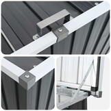 VidaXL Tuinbox Antraciet 149x99x93 cm - 35% Korting