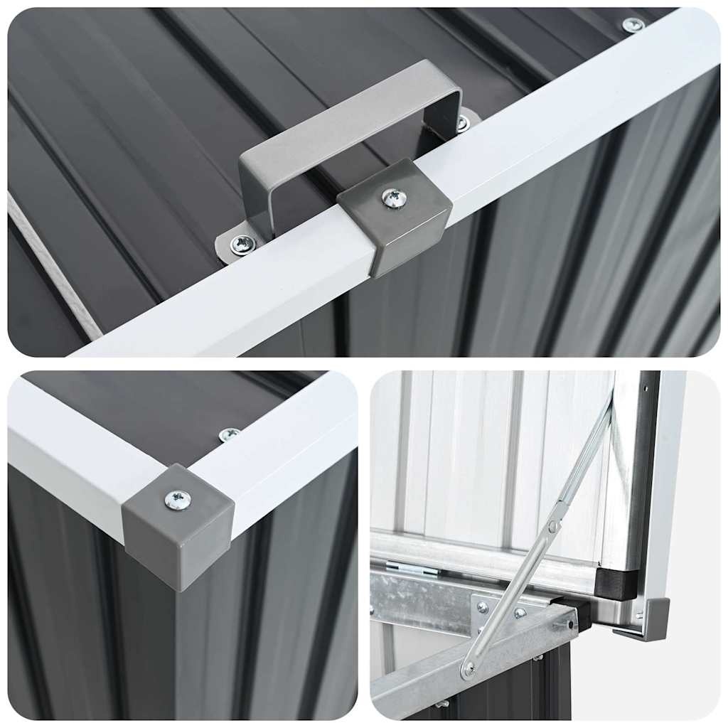 VidaXL Tuinbox Antraciet 149x99x93 cm - 35% Korting