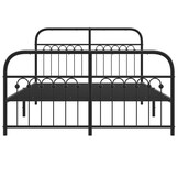 VidaXL Zwart Metalen Bedframe 140x190 cm - 47% Korting!