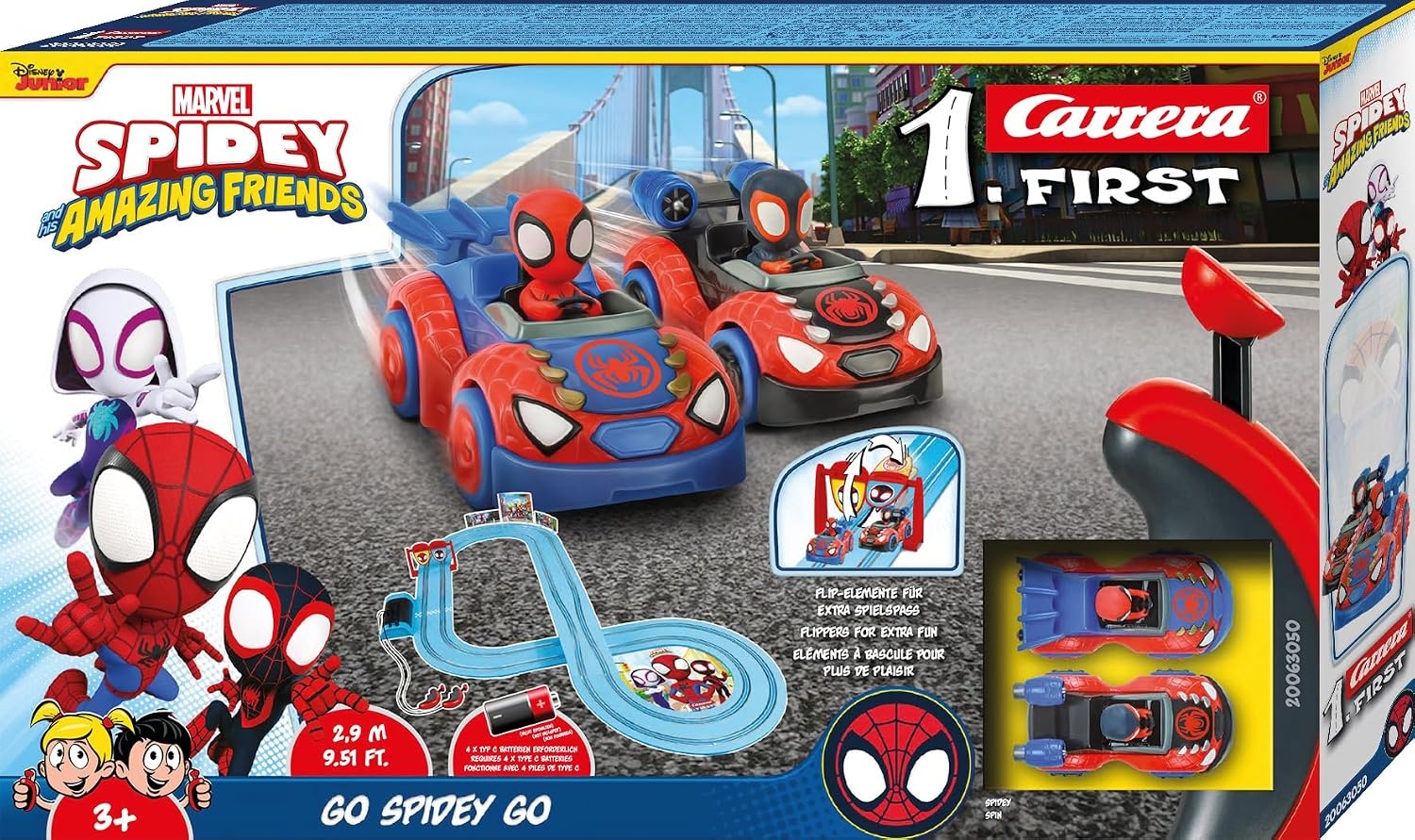 Racebaanset Spidey Go Webs Go: 58% Korting!