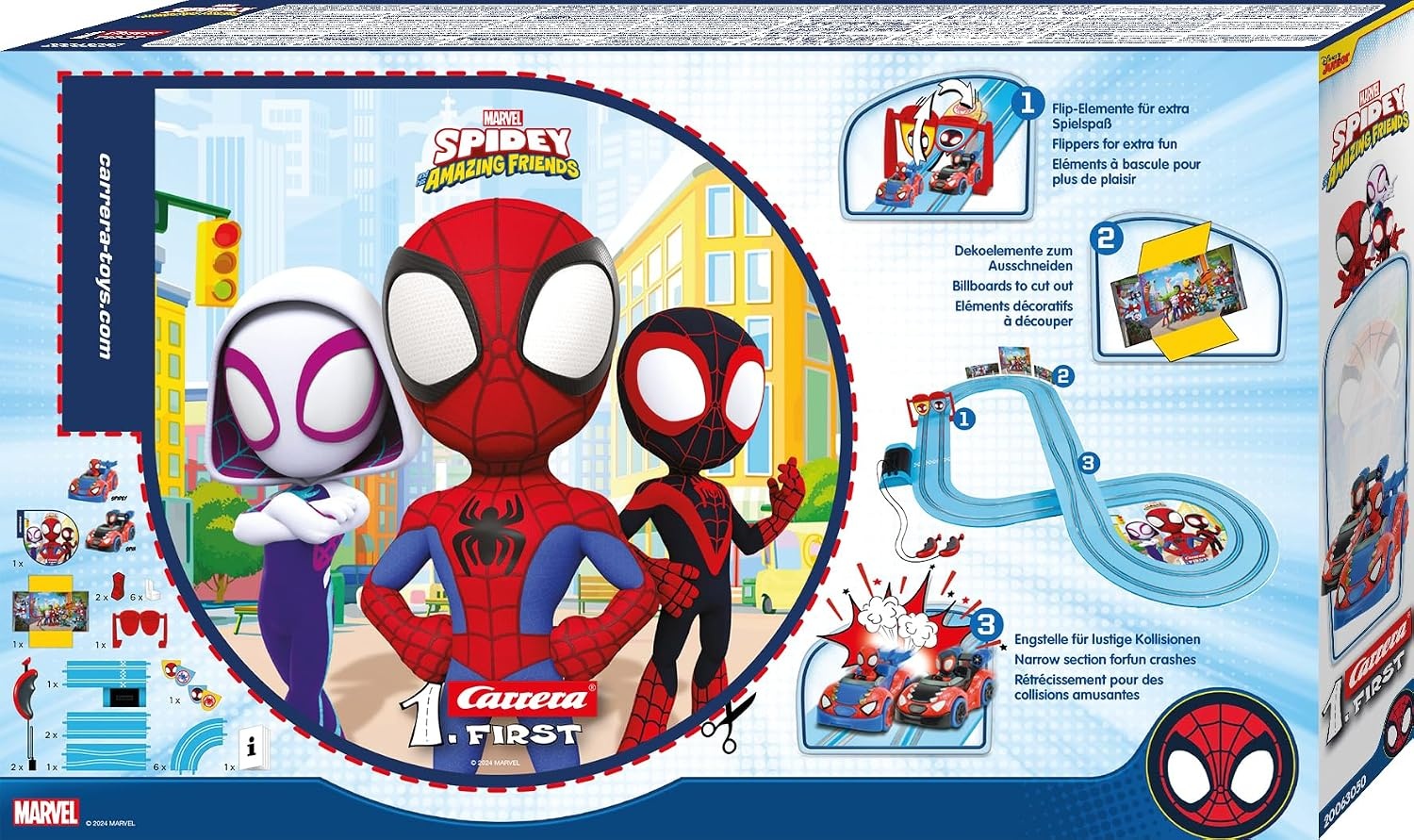 Racebaanset Spidey Go Webs Go: 58% Korting!