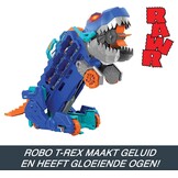 Hot Wheels T-Rex Vrachtwagen met Racebaan en Geluid - 34% Korting!