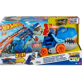 Hot Wheels T-Rex Vrachtwagen met Racebaan en Geluid - 34% Korting!