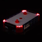 Airhockeytafel voor op tafel met LED-verlichting & Blower - 33% Korting