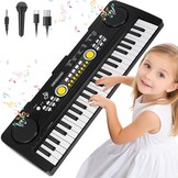 Elektronisch Kinder Keyboard 49 Toetsen met Microfoon - 34% Korting!