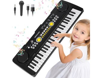 Elektronisch Kinder Keyboard 49 Toetsen met Microfoon - 34% Korting!
