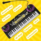 Elektronisch Kinder Keyboard 49 Toetsen met Microfoon - 34% Korting!