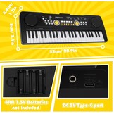 Elektronisch Kinder Keyboard 49 Toetsen met Microfoon - 34% Korting!
