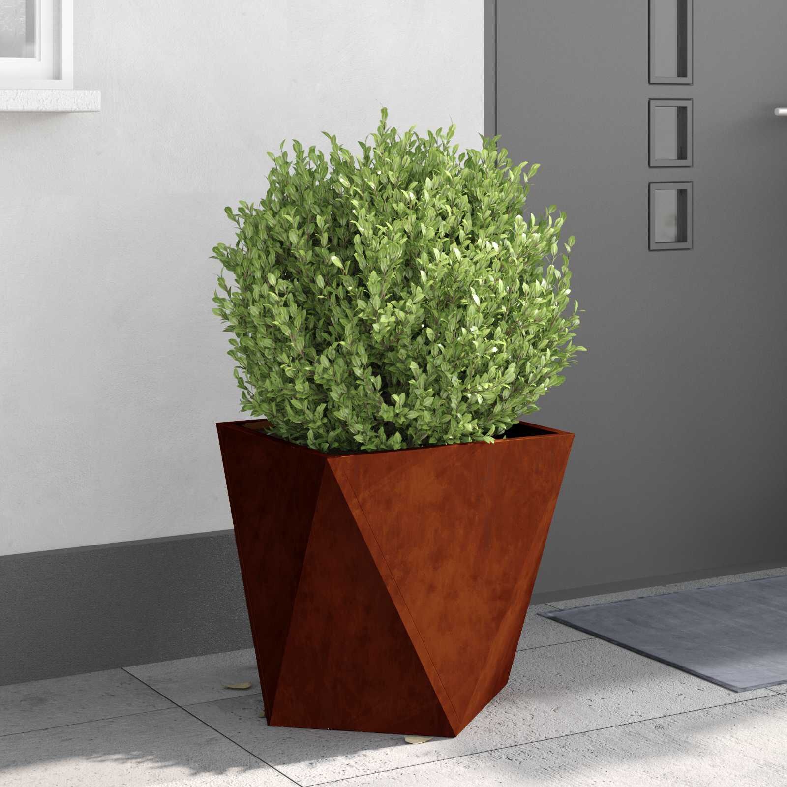 Plantenbak Staal Roestig 50x50x50cm - 34% Korting