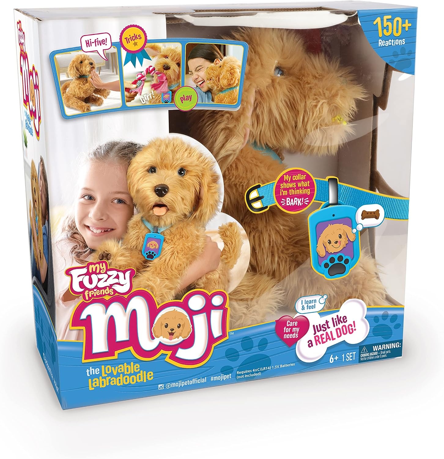 Interactieve Labradoodle Puppy 35 cm | 10 Stemcommando's | 150+ Reacties | 35% Korting