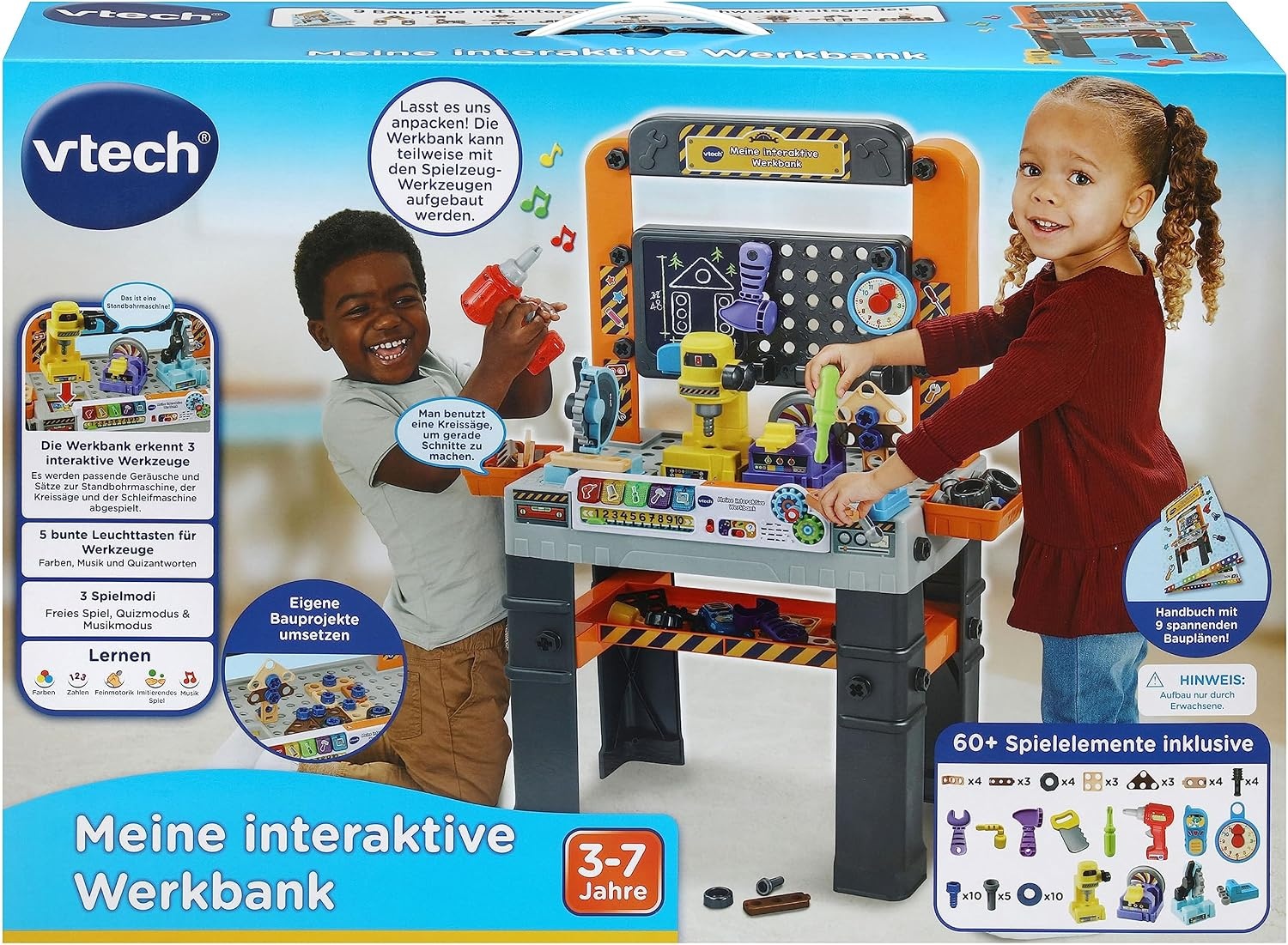 Interactieve Werkbank Kinderen met 60+ Accessoires - 34% Korting