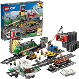 LEGO City Goederentrein 60198: Bestuurbare Trein met Rails & Kraan - 60% Korting