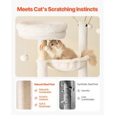 Krabpaal met Kattenbakombouw 138 cm - 54% Korting