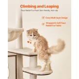 Krabpaal met Kattenbakombouw 138 cm - 54% Korting