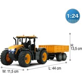 RC Tractor JCB Fastrac 1:24 met Kiepaanhanger - 34% Korting