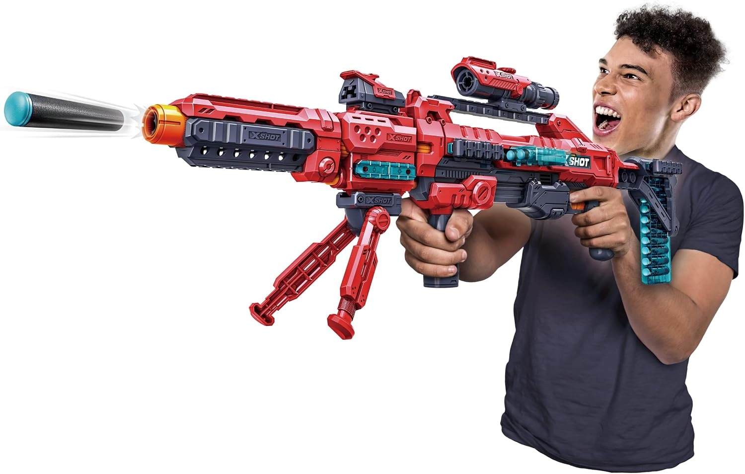 X-Shot Excel Regenerator Schuimblaster met 48 Darts - 34% Korting