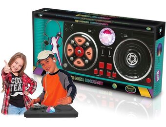 Kinder DJ Mengpaneel met Disco Licht & Microfoon - 58% Korting!