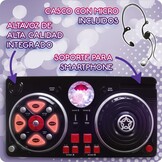 Kinder DJ Mengpaneel met Disco Licht & Microfoon - 58% Korting!