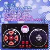 Kinder DJ Mengpaneel met Disco Licht & Microfoon - 58% Korting!
