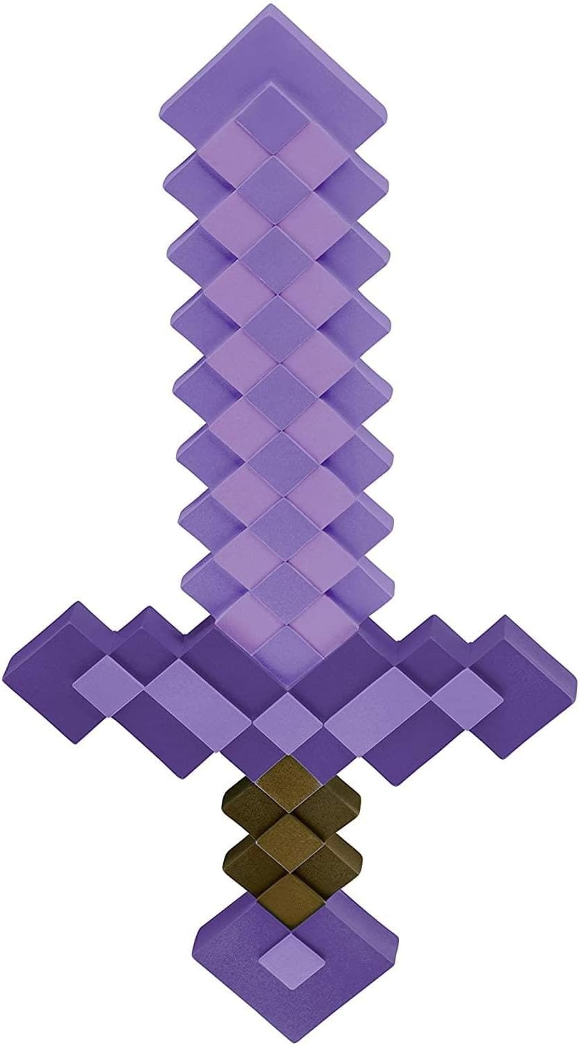 Minecraft Zwaard Kostuum Accessoire | Betoverd Paars | Kinderen | 34% Korting