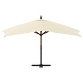 Zweefparasol 400x300 cm Zandwit - 35% Korting