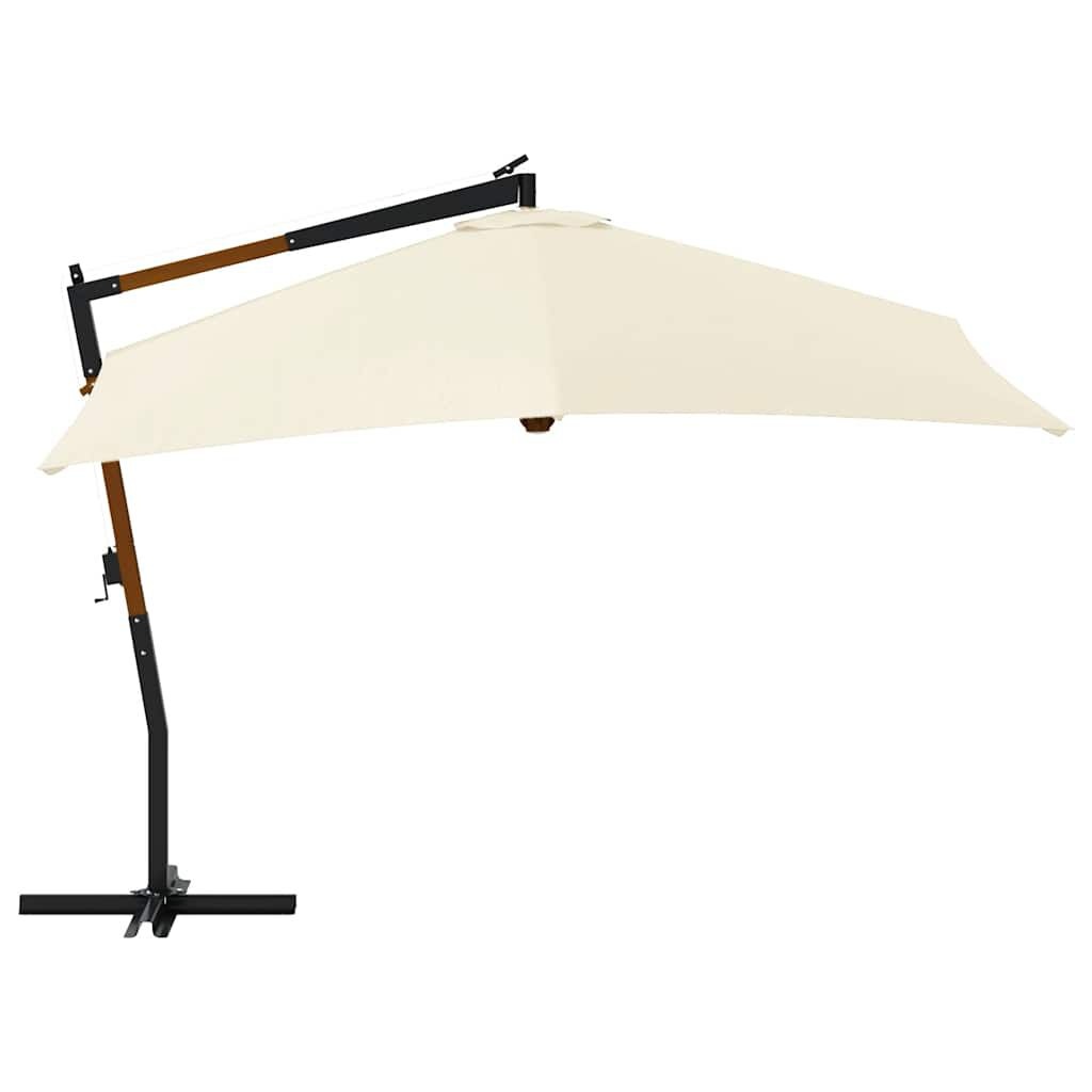 Zweefparasol 400x300 cm Zandwit - 35% Korting