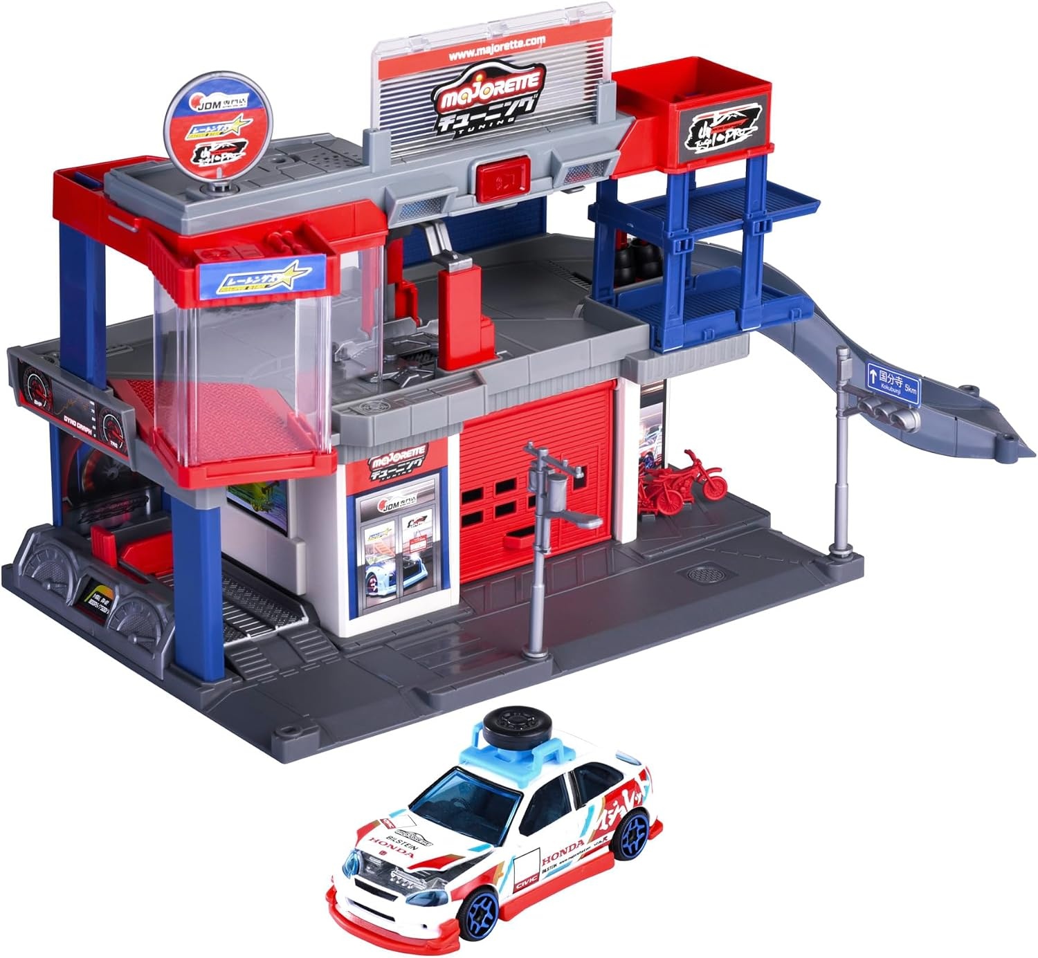 Japan Tuning Garage Speelset met Licht & Geluid - 52% Korting