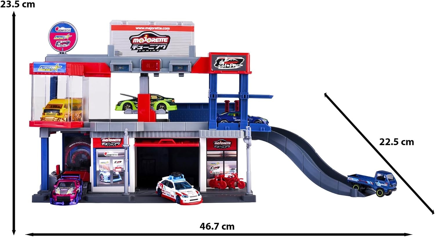 Japan Tuning Garage Speelset met Licht & Geluid - 52% Korting