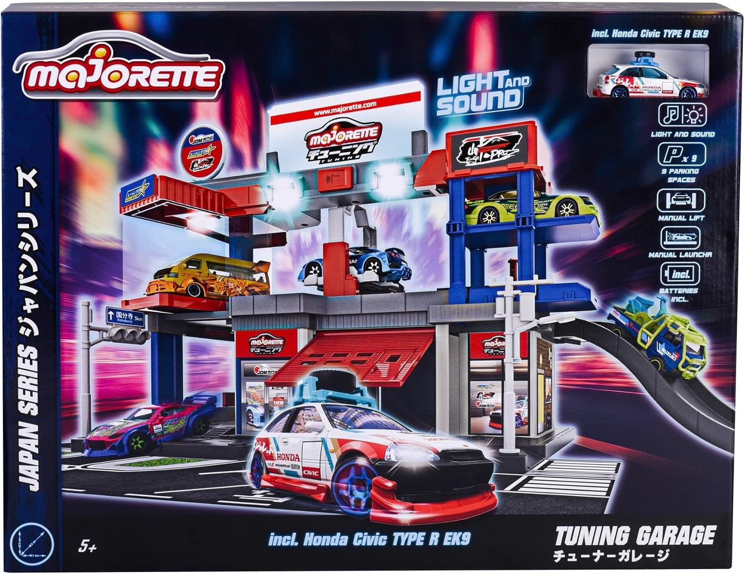 Japan Tuning Garage Speelset met Licht & Geluid - 52% Korting