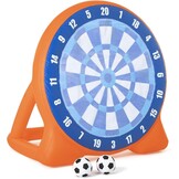 Opblaasbaar Voetbaldoel Buitenspel met Ballonnen - Oranje - 157x157 cm - 34% Korting