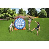 Opblaasbaar Voetbaldoel Buitenspel met Ballonnen - Oranje - 157x157 cm - 34% Korting