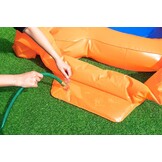 Opblaasbaar Voetbaldoel Buitenspel met Ballonnen - Oranje - 157x157 cm - 34% Korting