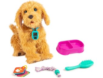 Interactieve Labradoodle Puppy 35cm - 150+ Reacties met Stemcommando's - 35% Korting