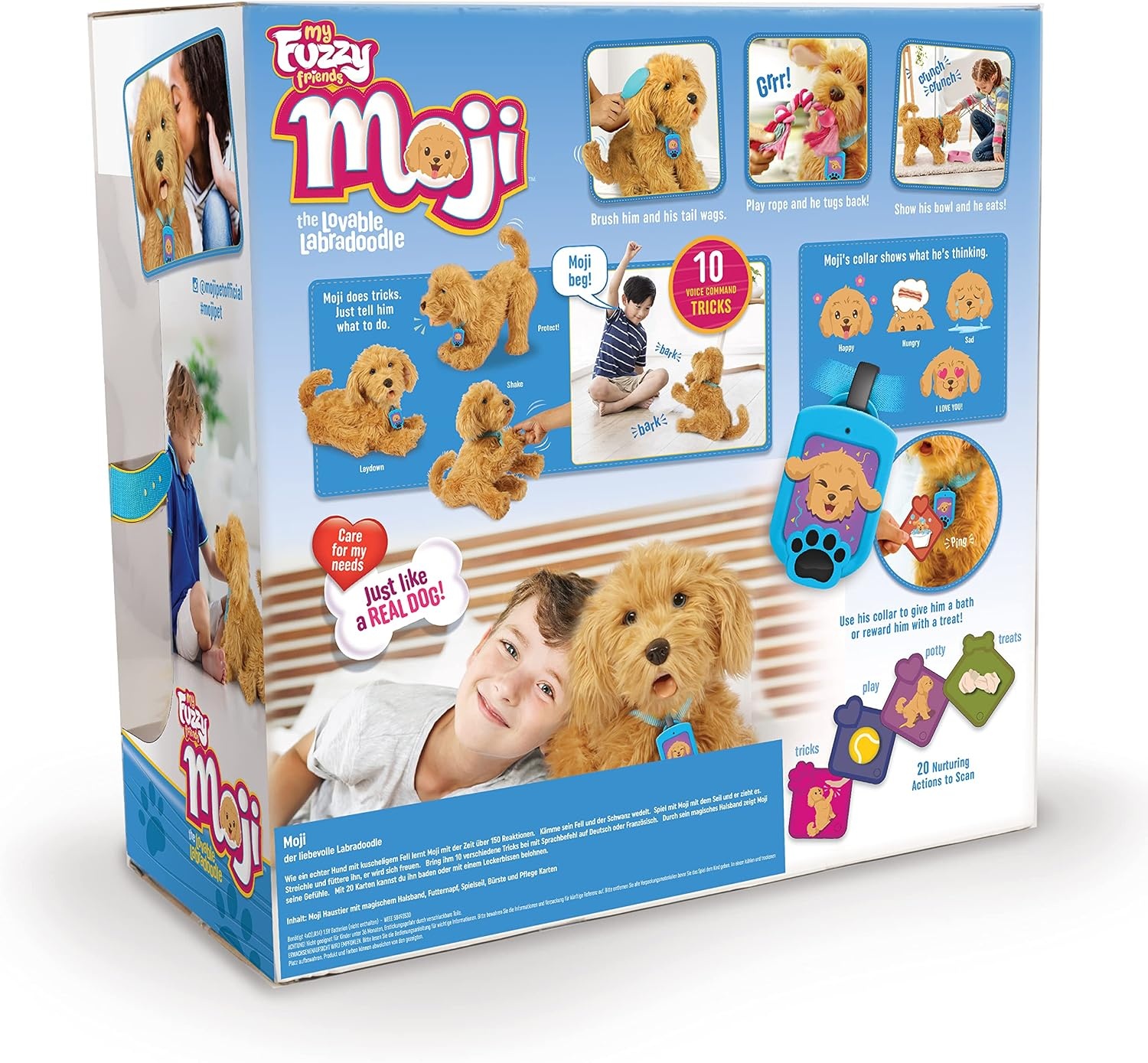 Interactieve Labradoodle Puppy 35cm - 150+ Reacties met Stemcommando's - 35% Korting