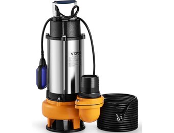 Krachtige Vuilwaterpomp 2200W - 1000 L/min - 35% Korting