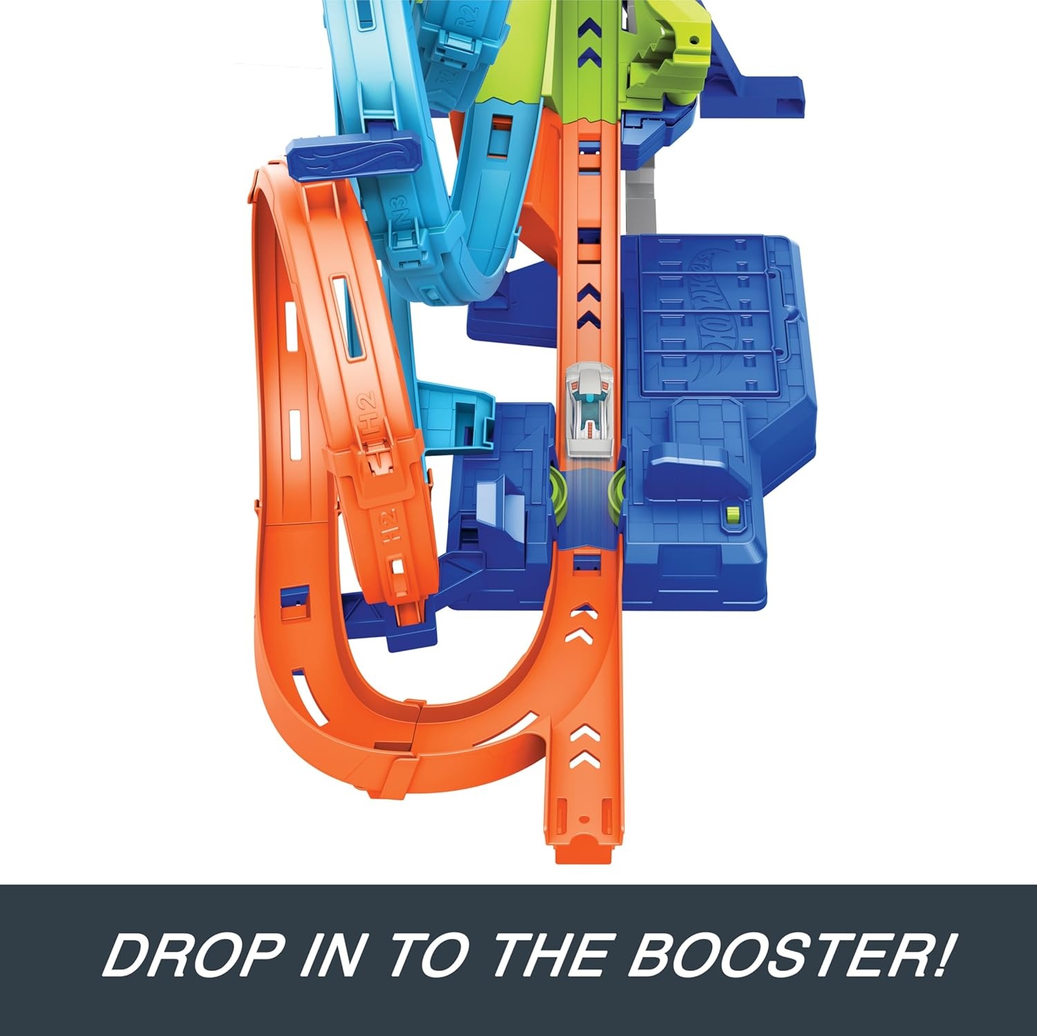 Hot Wheels Baan met 4 Lussen en Booster, 34% Korting