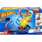 Hot Wheels Baan met 4 Lussen en Booster, 34% Korting