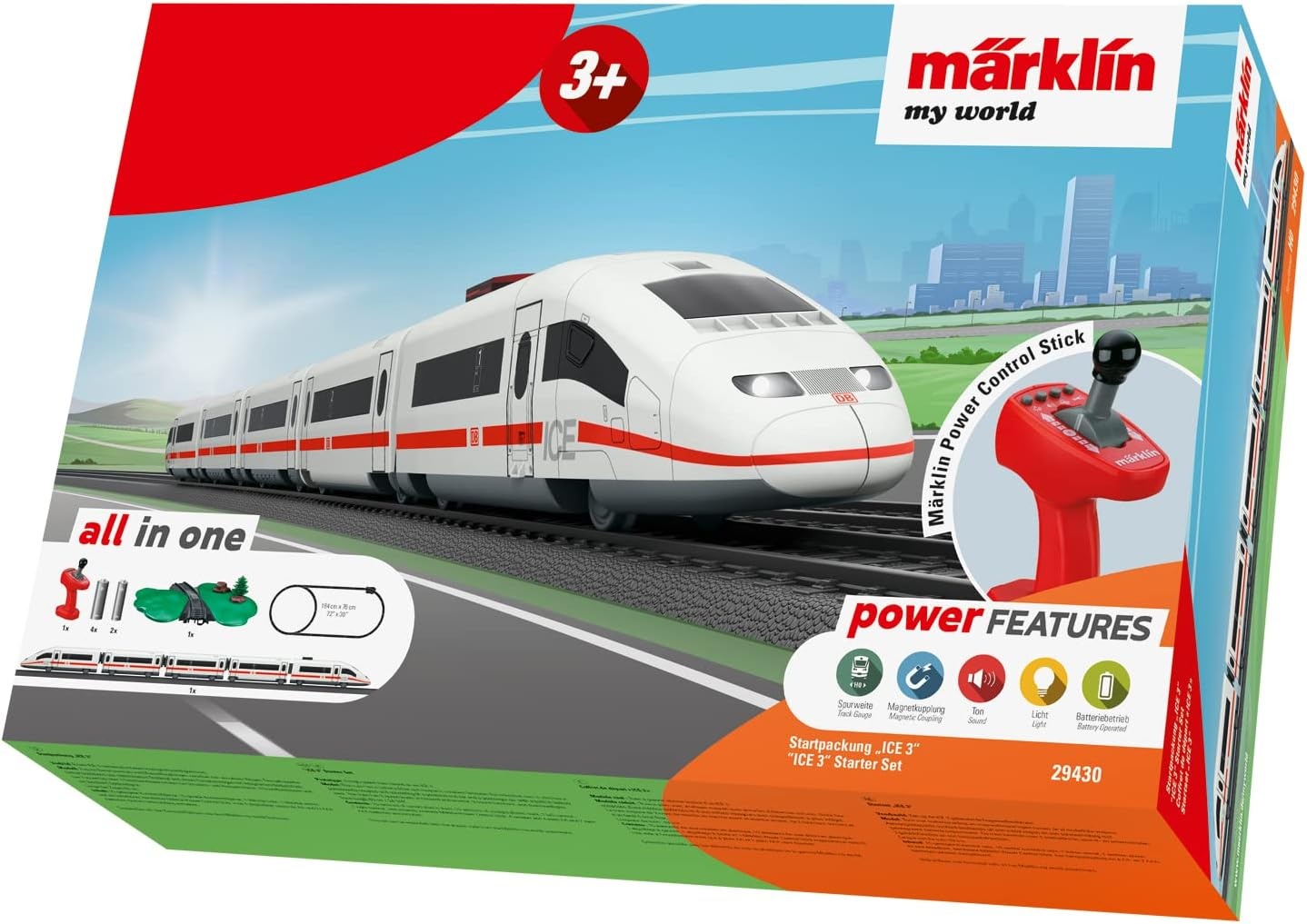 Elektrische ICE 3 Hogesnelheidstrein Startset met Afstandsbediening - 29% Korting