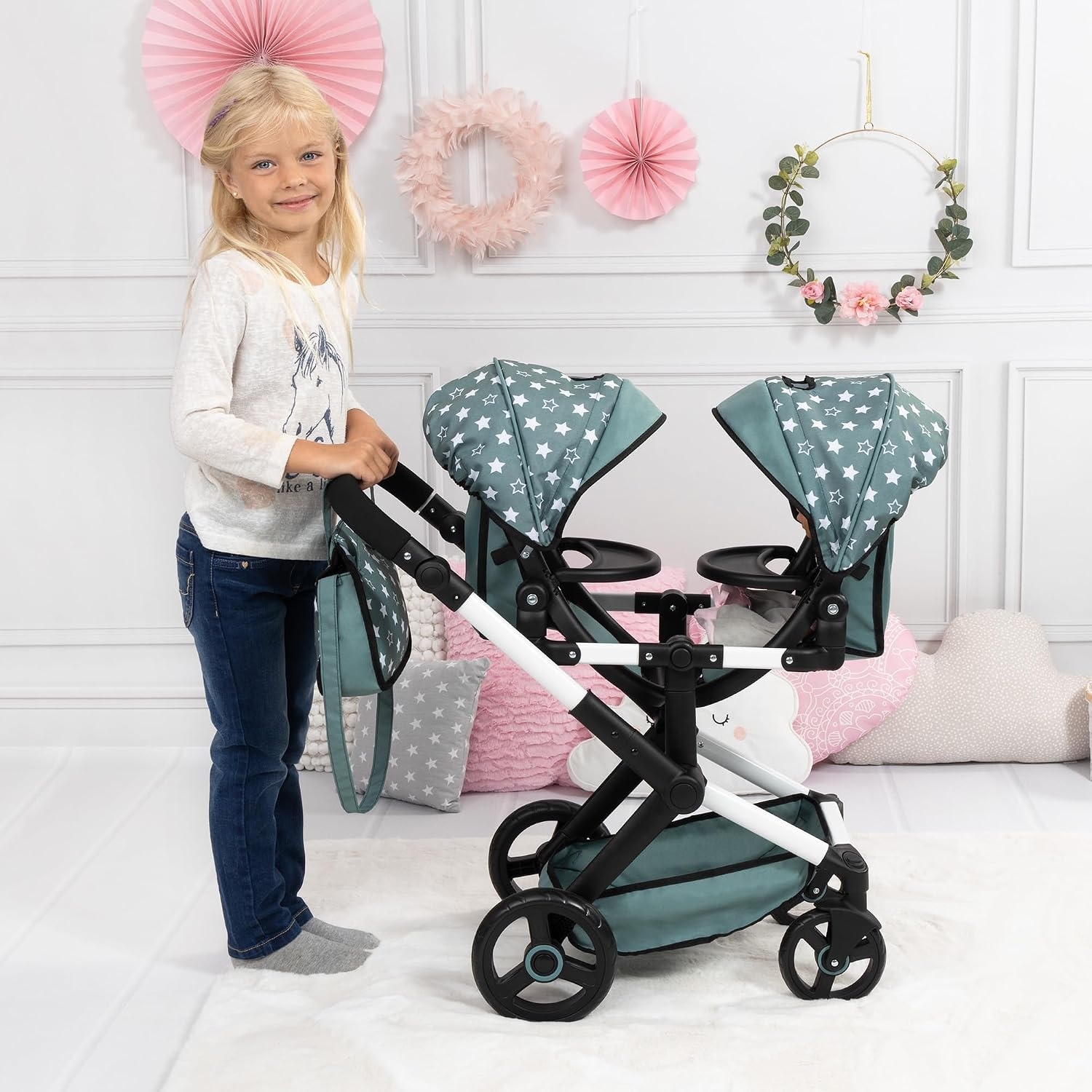 Tweeling Poppenwagen Twin Xeo - 34% Korting
