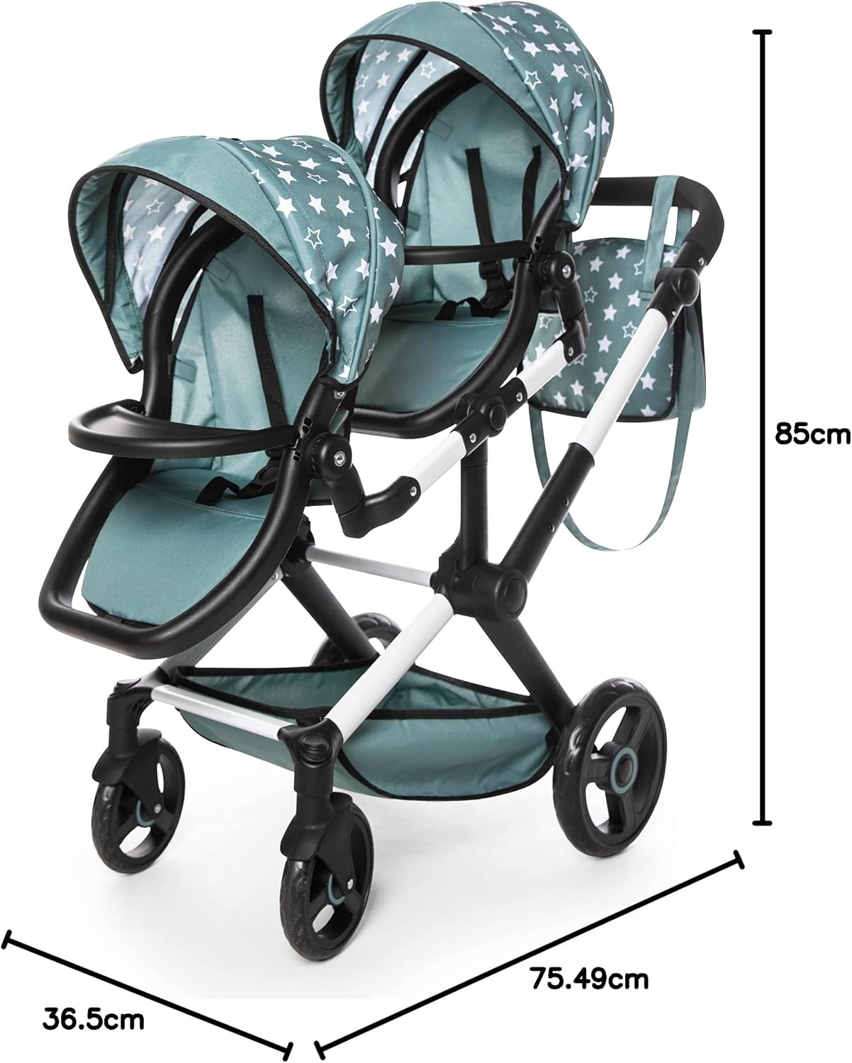 Tweeling Poppenwagen Twin Xeo - 34% Korting