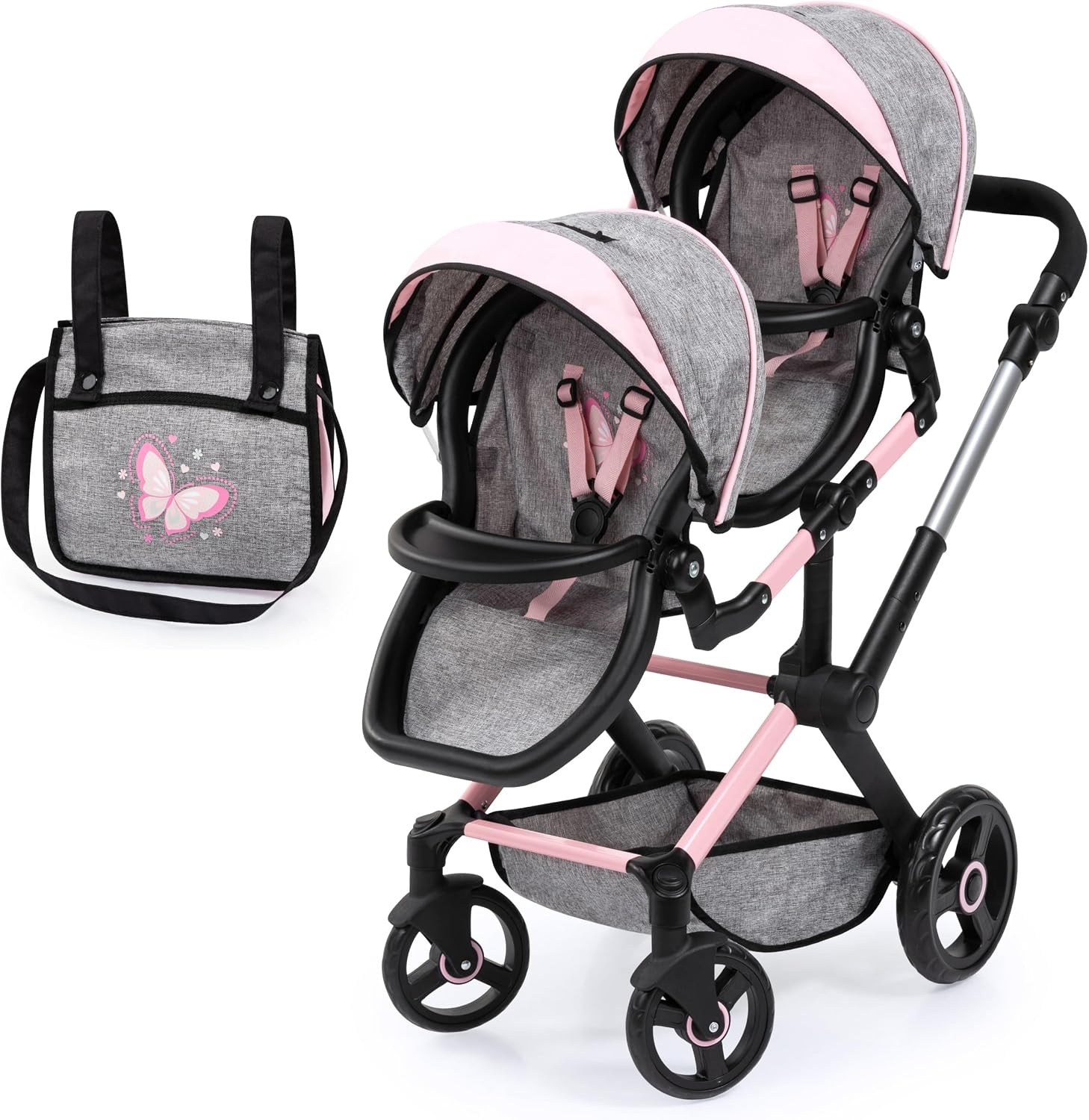 Tweeling Poppenwagen Twin Xeo - 34% Korting