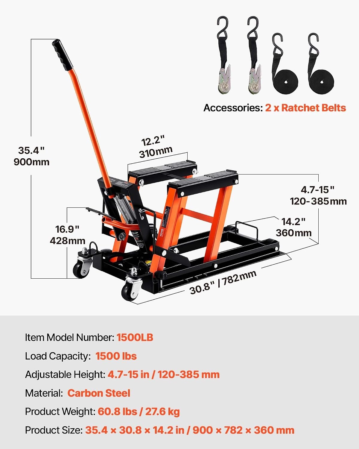 Motorlift Hydraulisch 700kg - 35% Korting