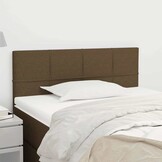 Hoofdbord Stof Donkerbruin 90x5x78/88 cm - 34% Korting