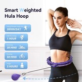 Smart Hoelahoep met Korting: Gewogen Fitness Hoepel (34%)