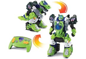 Maxi Dinosaurus Robot T-Rex Furio 2-in-1 Transformeerbaar met Geluid & RC - 52% Korting!