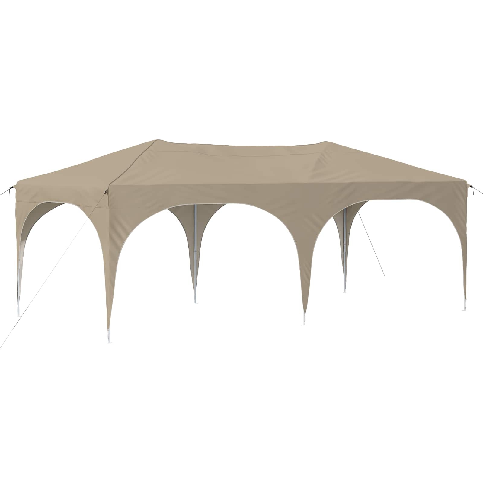 Pop-up Partytent 575x288cm Crèmekleurig Oxford Stof - 35% Korting!