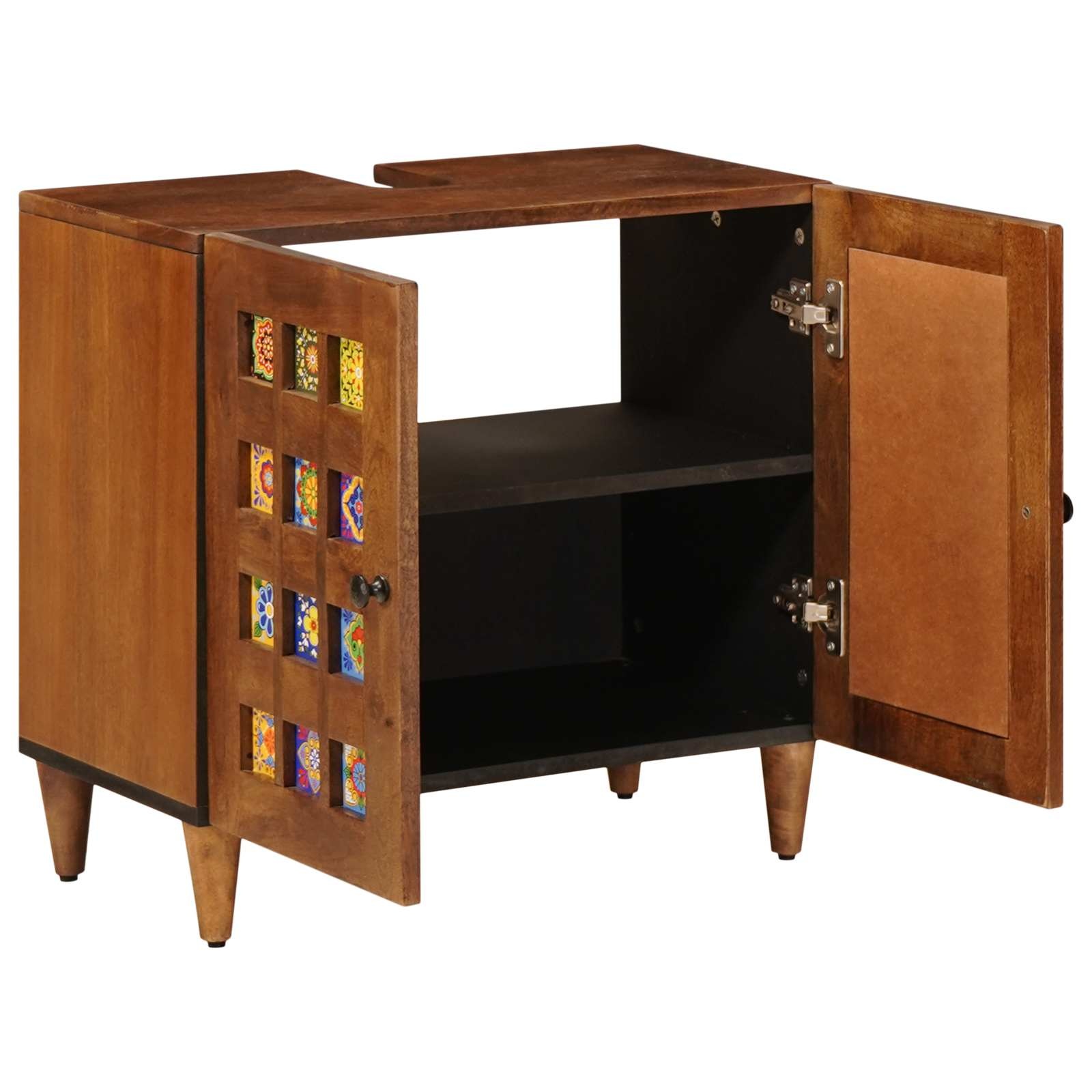 Wastafelkast Walnotenhout - 30% Korting
